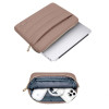 Tech-Protect Puffy puzdro na notebook 15-16" s vreckom na príslušenstvo, Walnut