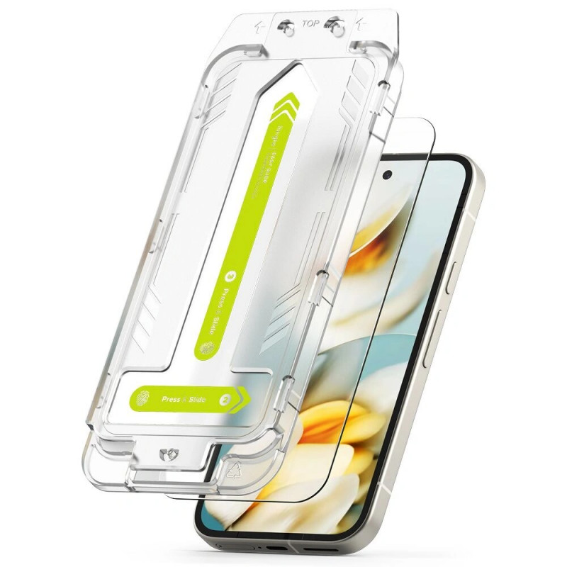 Ringke Easy Slide tvrdené sklo pre Google Pixel 9a (2 ks), priehľadné
