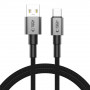 Kábel Tech-Protect Ultraboost DNA USB-A / USB-C 15W/3A 100 cm, Iron Grey