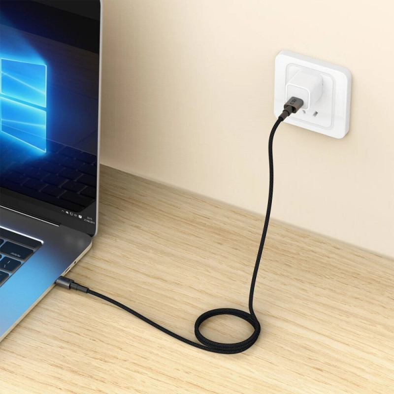 Kábel Tech-Protect Ultraboost DNA USB-A / USB-C 15W/3A 100 cm, Iron Grey