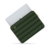 Puzdro na notebook Tech-Protect Puffy 15-16" s vreckom na príslušenstvo, Army Green