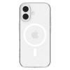 Spigen Liquid Crystal Mag MagSafe puzdro pre Apple iPhone 17, priehľadné/biele