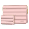 Tech-Protect Puffy puzdro na notebook 13-14" s vreckom na príslušenstvo, Dusty Rose