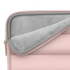 Tech-Protect Puffy puzdro na notebook 13-14" s vreckom na príslušenstvo, Dusty Rose