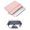 Tech-Protect Puffy puzdro na notebook 13-14" s vreckom na príslušenstvo, Dusty Rose