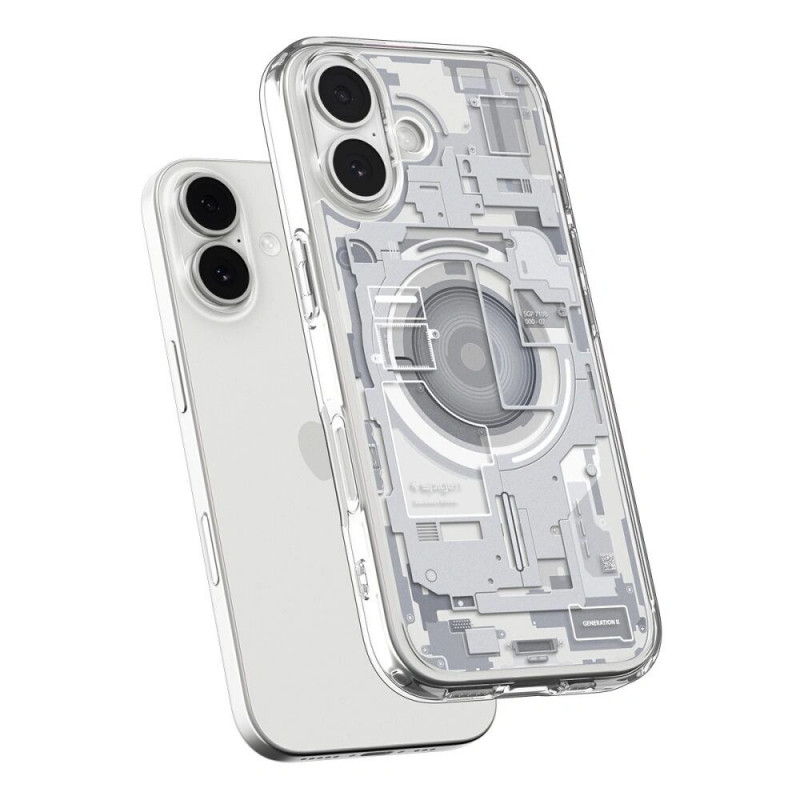 Spigen Ultra Hybrid Mag MagSafe ACS10385 puzdro pre Apple iPhone 17, Zero One White
