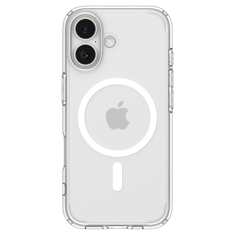 Puzdro Spigen Ultra Hybrid Mag MagSafe ACS10380 pre Apple iPhone 17, priehľadné/biele
