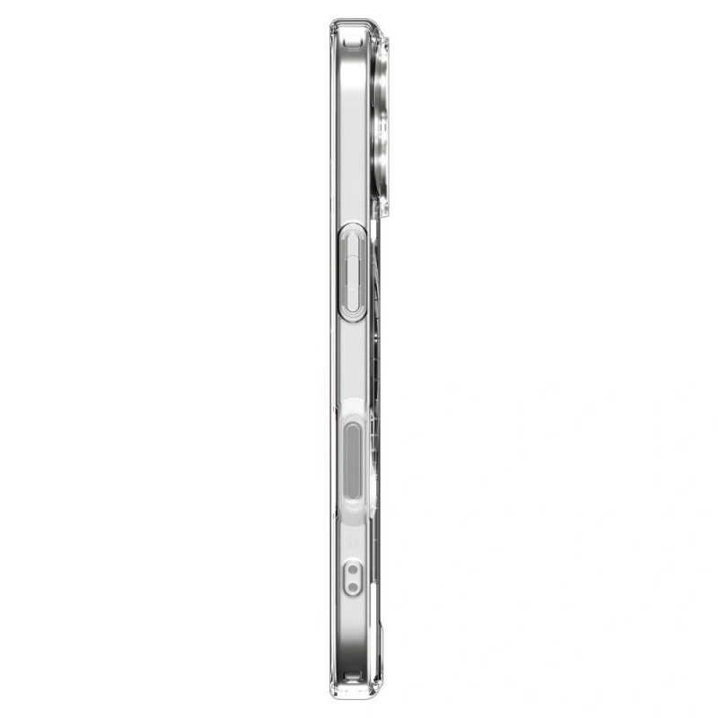 Puzdro Spigen Ultra Hybrid Mag MagSafe ACS10380 pre Apple iPhone 17, priehľadné/biele