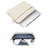 Tech-Protect Puffy puzdro na notebook 13-14" s vreckom na príslušenstvo, piesková
