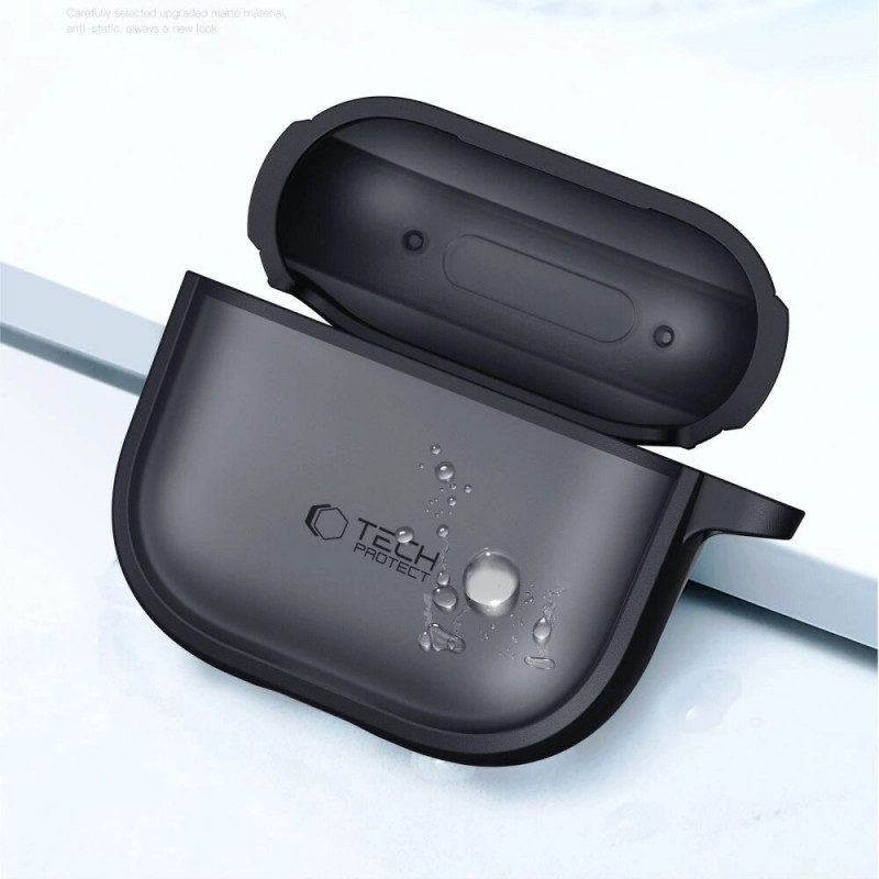 Tech-Protect Magmat puzdro pre Apple AirPods 4, matná čierna