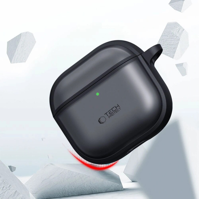 Tech-Protect Magmat puzdro pre Apple AirPods 4, matná čierna
