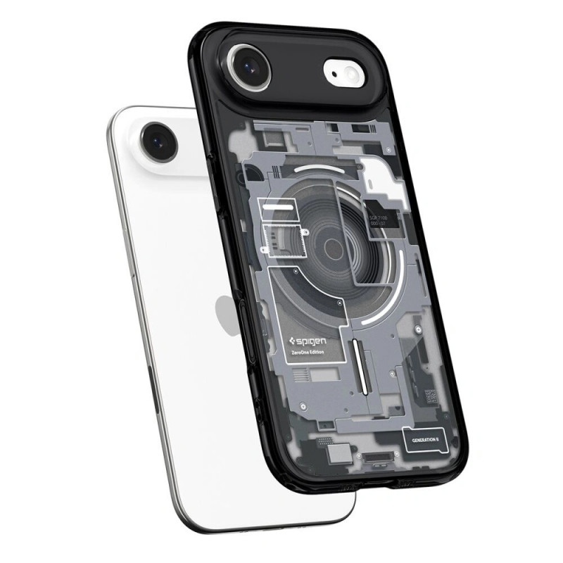 Puzdro Spigen Ultra Hybrid Mag MagSafe ACS10320 pre Apple iPhone Air, čierna Zero One