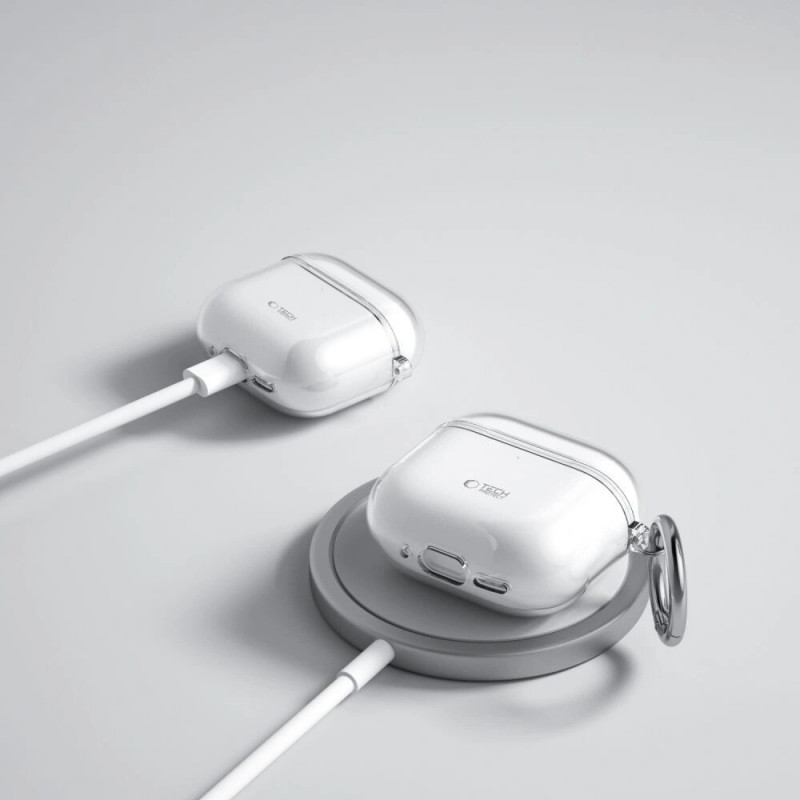 Tech-Protect Flexair puzdro pre Apple AirPods 4, priehľadné