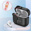 Tech-Protect Tenké puzdro Slim Hook s karabínou pre Apple AirPods 4, čierne