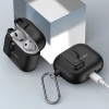 Tech-Protect Tenké puzdro Slim Hook s karabínou pre Apple AirPods 4, čierne