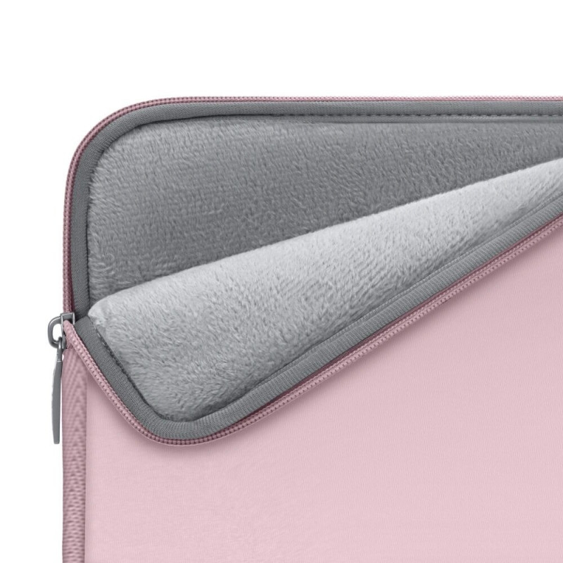 Puzdro Tech-Protect NeoSlim na notebook 15-16" s vreckom na príslušenstvo, Dusty Rose