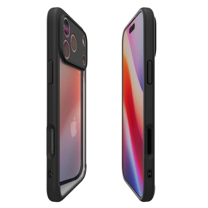 Spigen Ultra Hybrid puzdro pre Apple iPhone 17 Pro Max, matná čierna