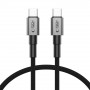 Kábel Tech-Protect Ultraboost DNA USB-C / USB-C PD100W/5A 50 cm, Iron Grey