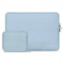 Puzdro Tech-Protect NeoSlim pre notebook 13-14" s vreckom na príslušenstvo, Winter Blue