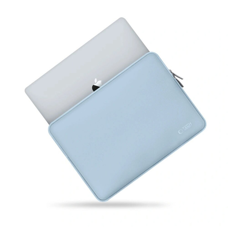 Puzdro Tech-Protect NeoSlim pre notebook 13-14" s vreckom na príslušenstvo, Winter Blue