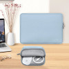 Puzdro Tech-Protect NeoSlim pre notebook 13-14" s vreckom na príslušenstvo, Winter Blue