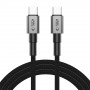 Kábel Tech-Protect Ultraboost DNA USB-C / USB-C PD100W/5A 200 cm, Iron Grey