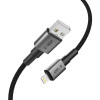 Kábel Tech-Protect Ultraboost DNA USB-A / Lightning 15W/2,4A 100 cm, Iron Grey