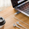 Tech-Protect UltraBoost USB-C na Lightning audio adaptér, sivý