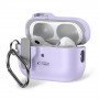 Tech-Protect Slim Hook puzdro s karabínkou pre Apple AirPods Pro 1 / 2, levanduľová