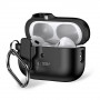 Tech-Protect tenké puzdro Slim Hook s karabínou pre Apple AirPods Pro 1 / 2, čierne