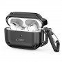 Tech-Protect Puzdro Rough Hook s karabínou pre Apple AirPods Pro 1 / 2, čierne