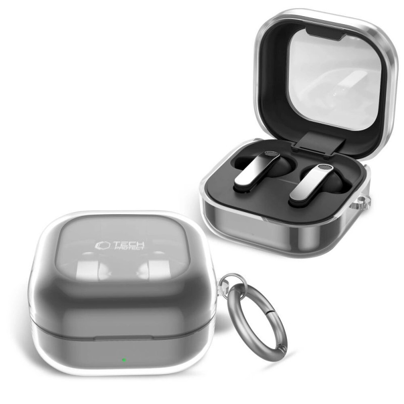Tech-Protect FlexAir puzdro pre Samsung Galaxy Buds 4 / 4 Pro, priehľadné