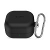 Tech-Protect Silikónové puzdro s háčikom pre Samsung Galaxy Buds 4 / 4 Pro, čierne