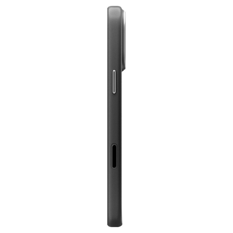Spigen Enzo Aramid T Mag MagSafe puzdro pre Apple iPhone 17 Pro Max / 18 Pro Max, čierne/strieborné