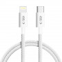 Kábel Tech-Protect Ultraboost Lite USB-C / Lightning PD27W/3A 100 cm, cool grey