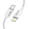 Kábel Tech-Protect Ultraboost Lite USB-C / Lightning PD27W/3A 100 cm, cool grey