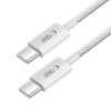 Tech-Protect Ultraboost Lite USB-C / USB-C kábel PD60W/3A 100 cm, Cool Grey
