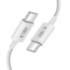 Tech-Protect Ultraboost Lite USB-C / USB-C kábel PD60W/3A 100 cm, Cool Grey