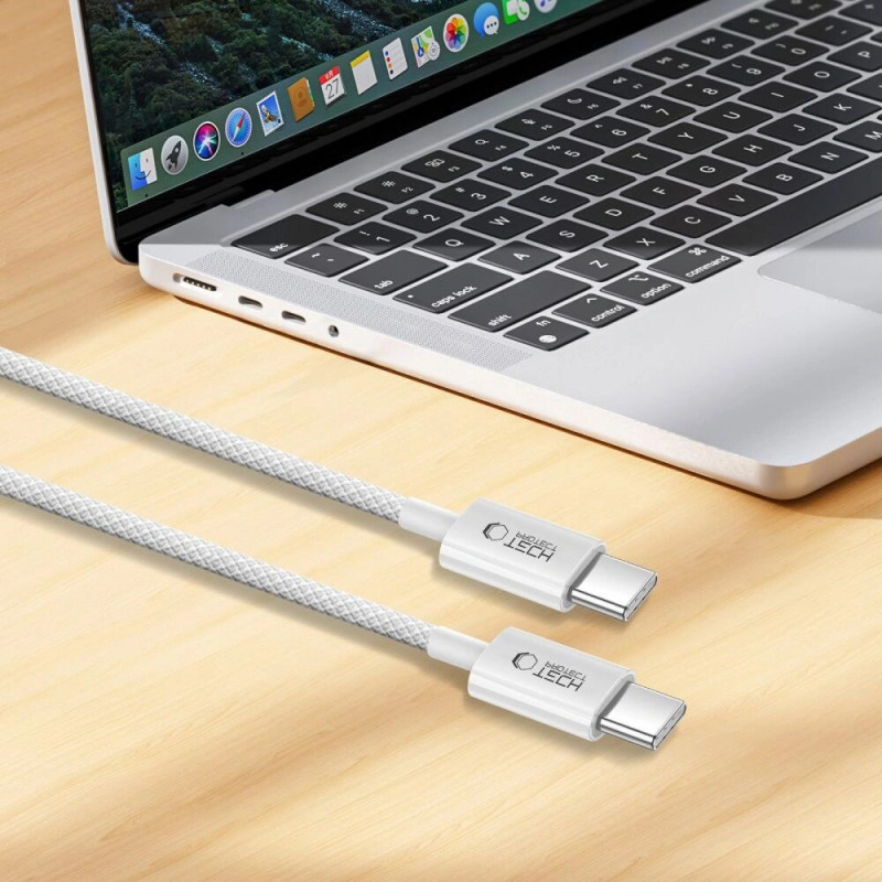 Tech-Protect Ultraboost Lite USB-C / USB-C kábel PD60W/3A 100 cm, Cool Grey