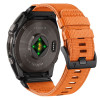 Tech-Protect Nylon Classic náramok na hodinky pre Garmin Fenix 5X / 5X Plus / 6X / 6X Pro / 7X / 8 / 8 Pro / 9 / 9 Pro 47 mm, Signal Orange