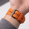 Tech-Protect Nylon Classic náramok na hodinky pre Garmin Fenix 5X / 5X Plus / 6X / 6X Pro / 7X / 8 / 8 Pro / 9 / 9 Pro 47 mm, Signal Orange