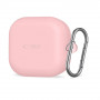 Tech-Protect silikónové puzdro s karabínkou pre Samsung Galaxy Buds 4 / 4 Pro, dusty pink