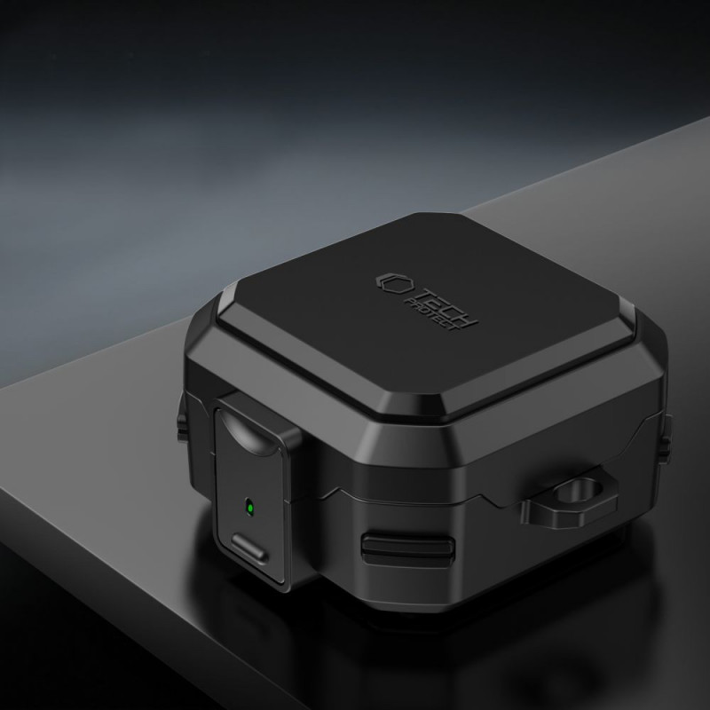 Tech-Protect Carbonox MagSafe puzdro pre Samsung Galaxy Buds 4 / 4 Pro, čierne