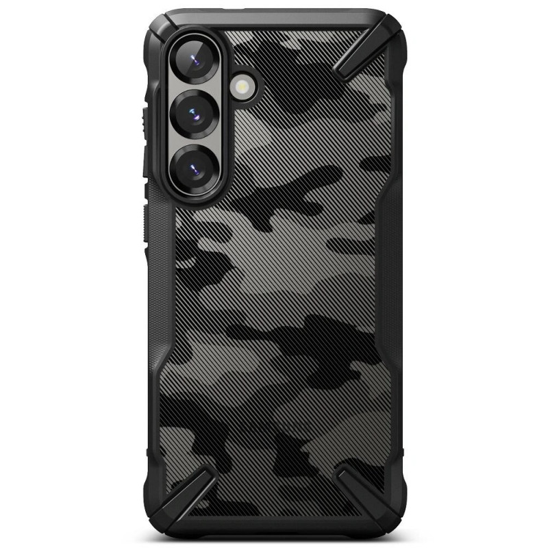 Ringke Fusion-X puzdro pre Samsung Galaxy S25+, camo black