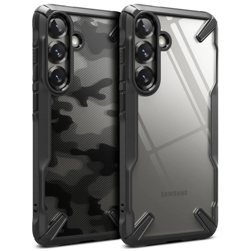 Ringke Fusion-X puzdro pre Samsung Galaxy S25+, camo black
