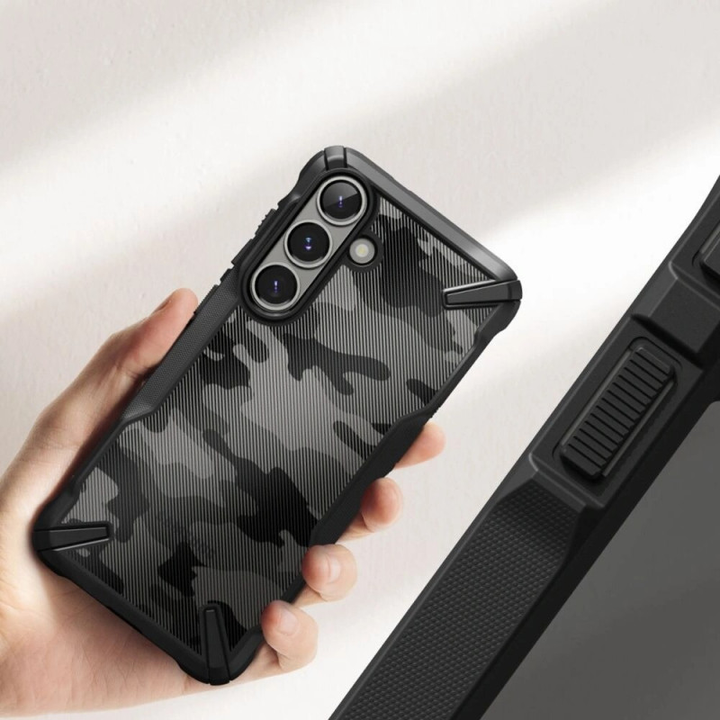 Ringke Fusion-X puzdro pre Samsung Galaxy S25+, camo black