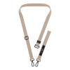 Tech-Protect C6S Rope Crossbody 2-in-1 šnúrka na telefón cez telo, Cosmic Latte (béžová)