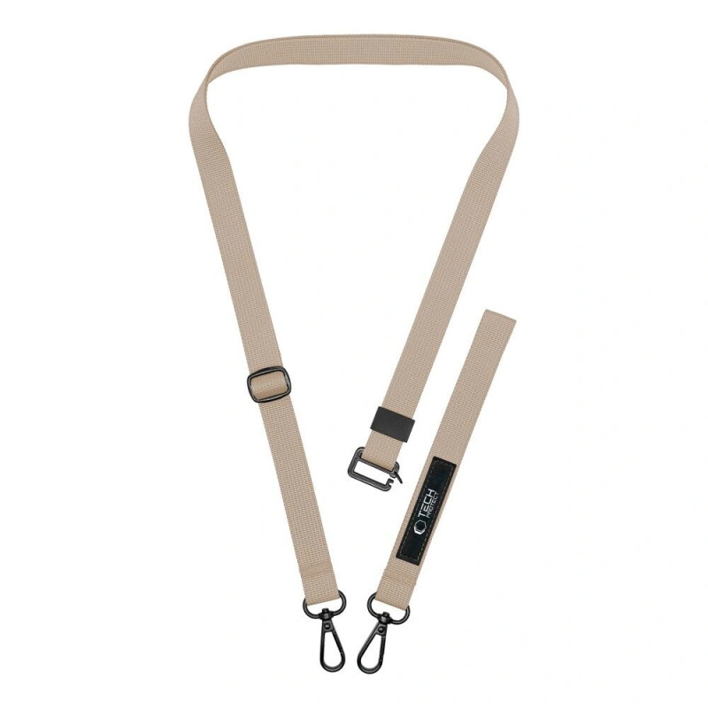 Tech-Protect C6S Rope Crossbody 2-in-1 šnúrka na telefón cez telo, Cosmic Latte (béžová)