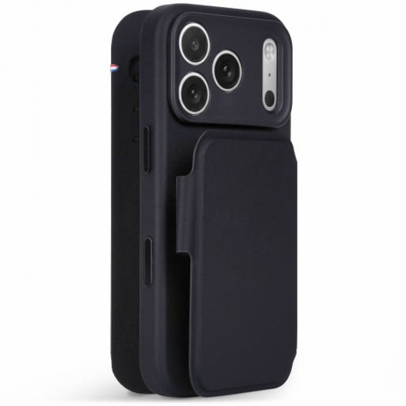 Decoded Textured Silicone Detachable Wallet Case pre Apple iPhone 18 Pro Max / iPhone 17 Pro Max, phantom black