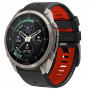Remienok na hodinky Tech-Protect Iconband Pro pre Garmin Fenix 5X / 5X Plus / 6X / 6X Pro / 7X / 8 / 8 Pro / 9 / 9 Pro (47 mm), čierny / červený